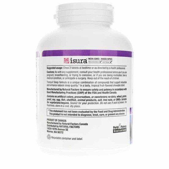 Stress-Relax Tranquil Sleep Chewable, NF